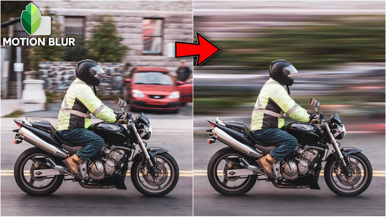 Эффект размытия движения | размытие движения в Snapseed | как сделать размытие фона в движении