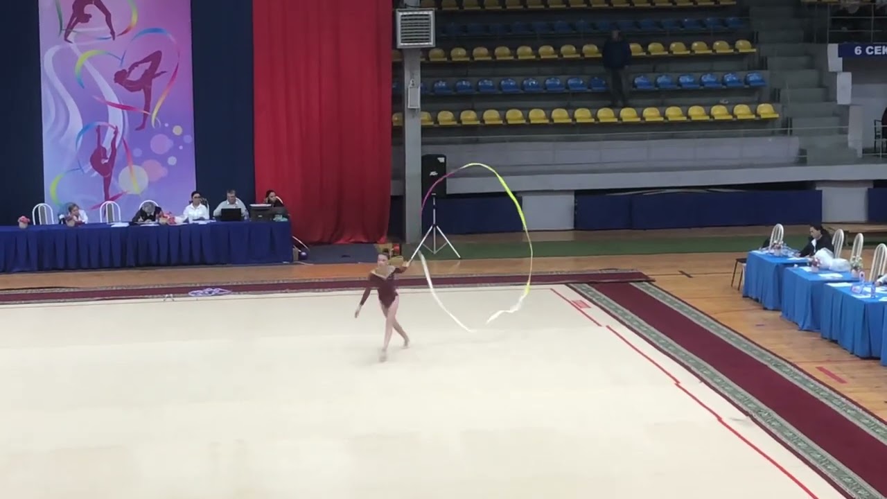 Чемпионат по художественной гимнастике Карагандинской области 12.09.2025 Сайфуллина Саида (лента)