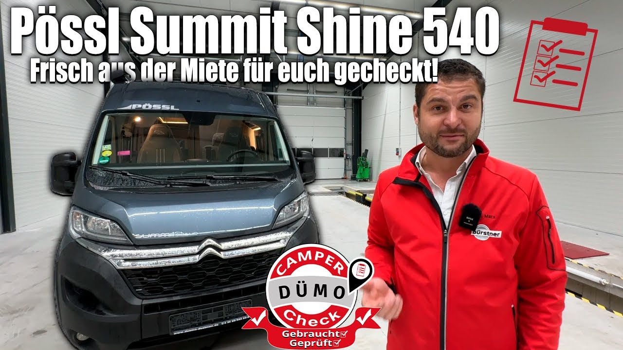 Frisch aus der Miete: Pössl Summit Shine 540 im Dümo Camper-Check!
