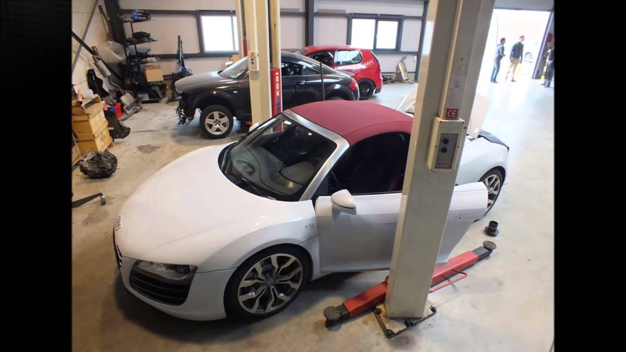 Audi R8 V10 spider 525: 604.1 HP / 596.0 Nm @ DVX Performance Belgium