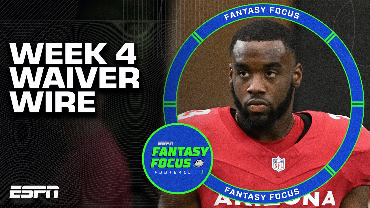 The BEST Waiver Wire Pickups for Week 4 | Fantasy Focus 🏈