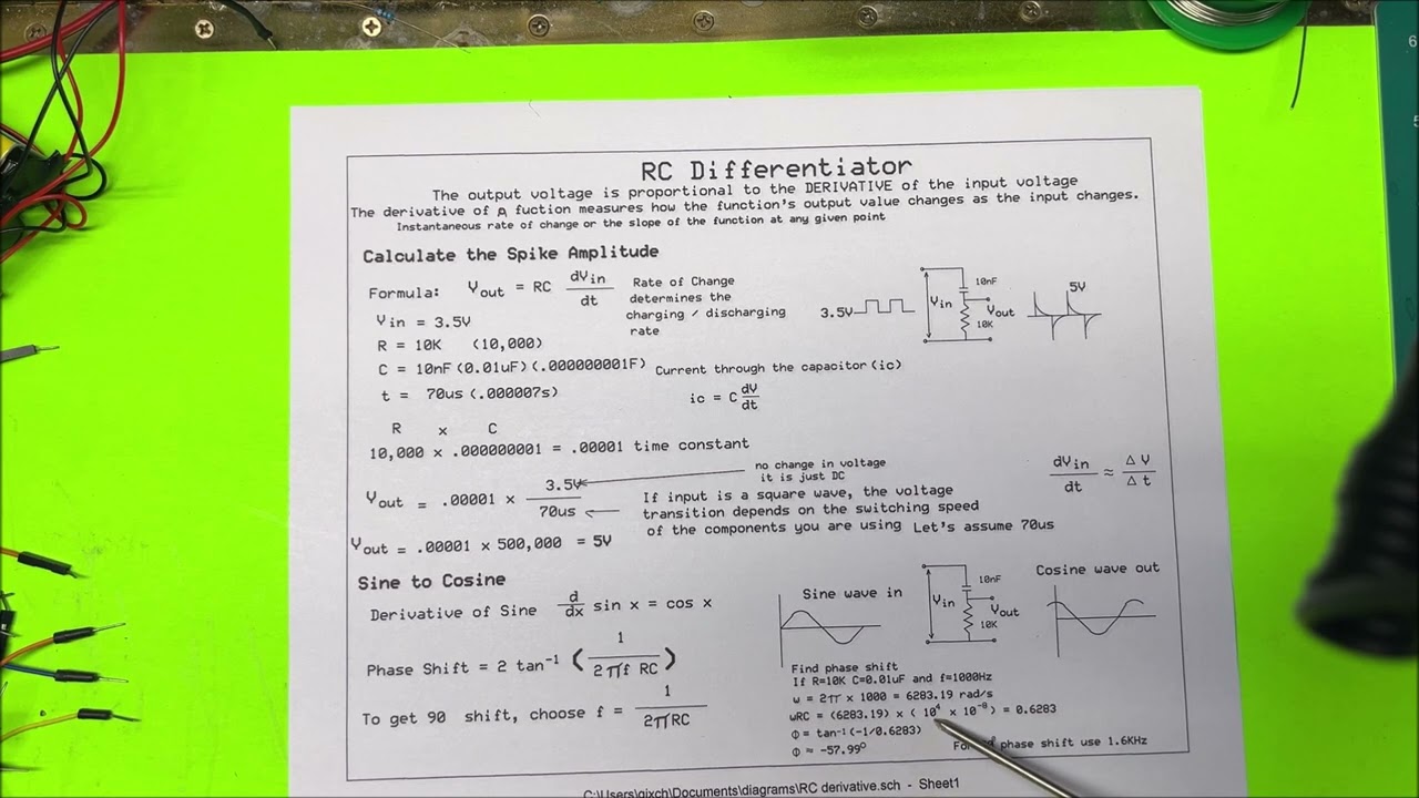 RC Differentiator