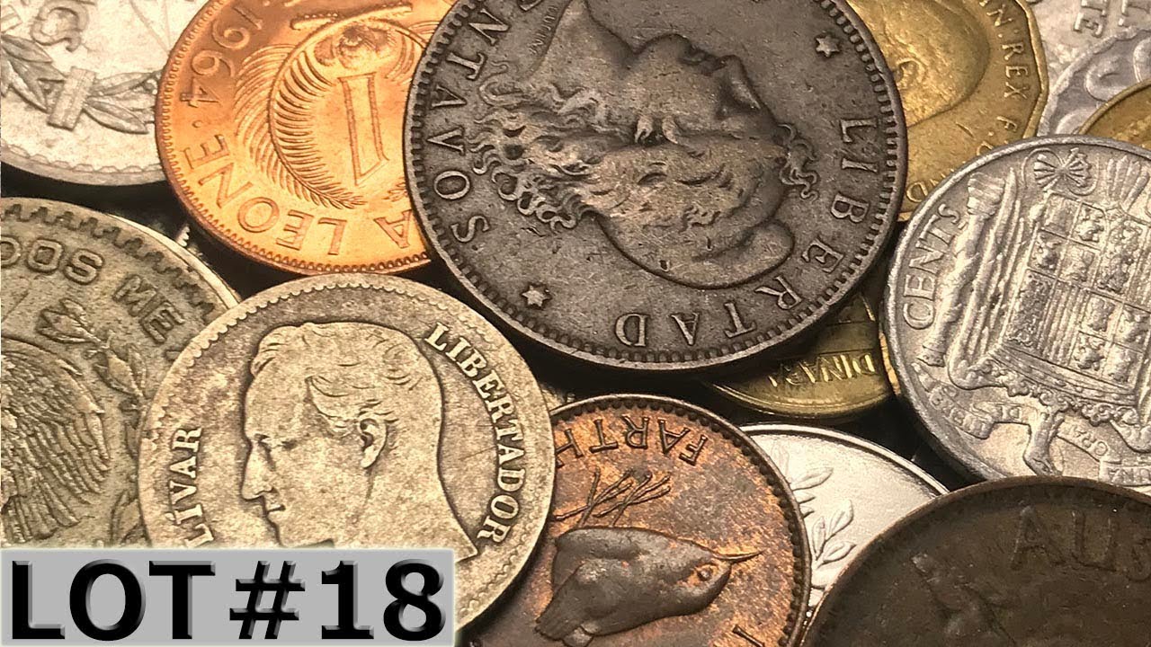 SWEET SILVER & OLD COPPER World Coin Half Pound Loot Bag Hunting - Lot #18