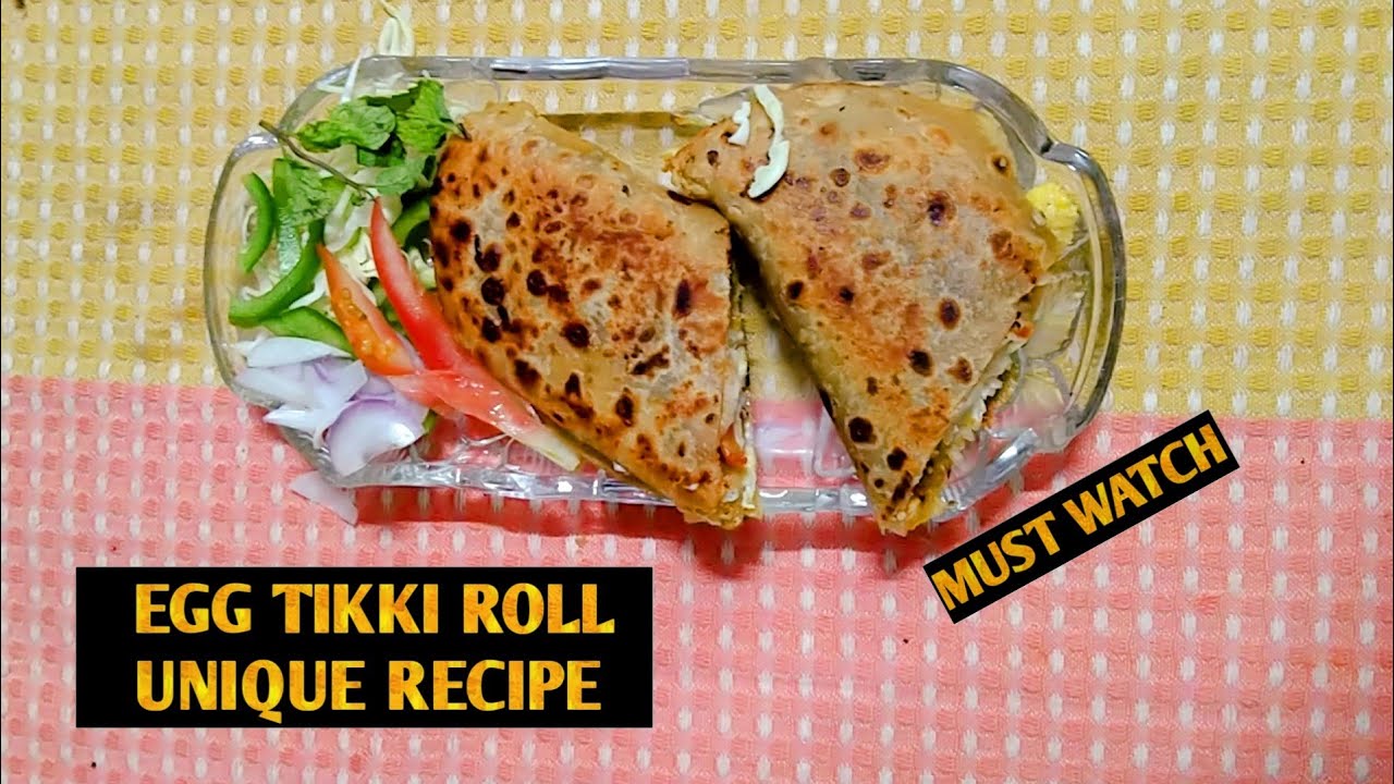 EGG TIKKI ROLL RECIPE | BY SHAHEEN |