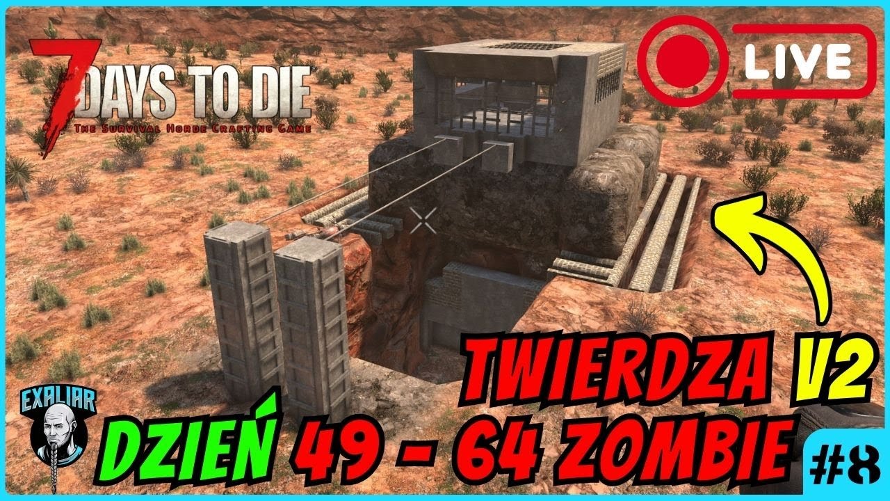 Tydzień Świstaka i Horda Dnia 49! #7 | 7 Days To Die Multi V2.5 | 1440p
