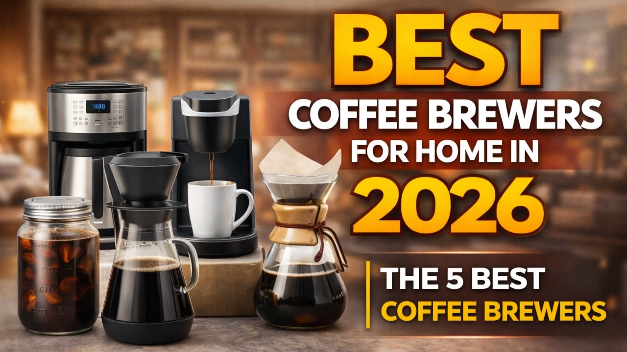 Best Coffee Brewers For Home In 2026 | The 5 Best Coffee Brewers
