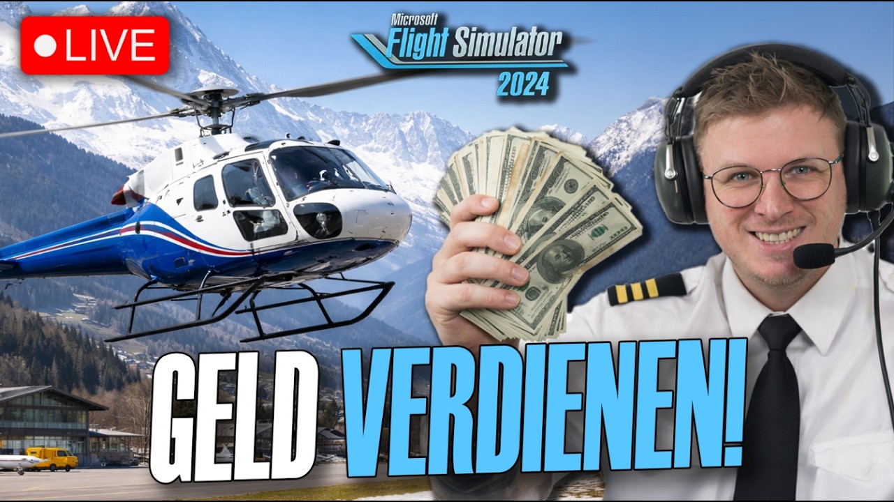 Spannende Missionen und Geld verdienen mit dem Heli in der Karriere | !mitfliegen !Twitch !MSFS2024