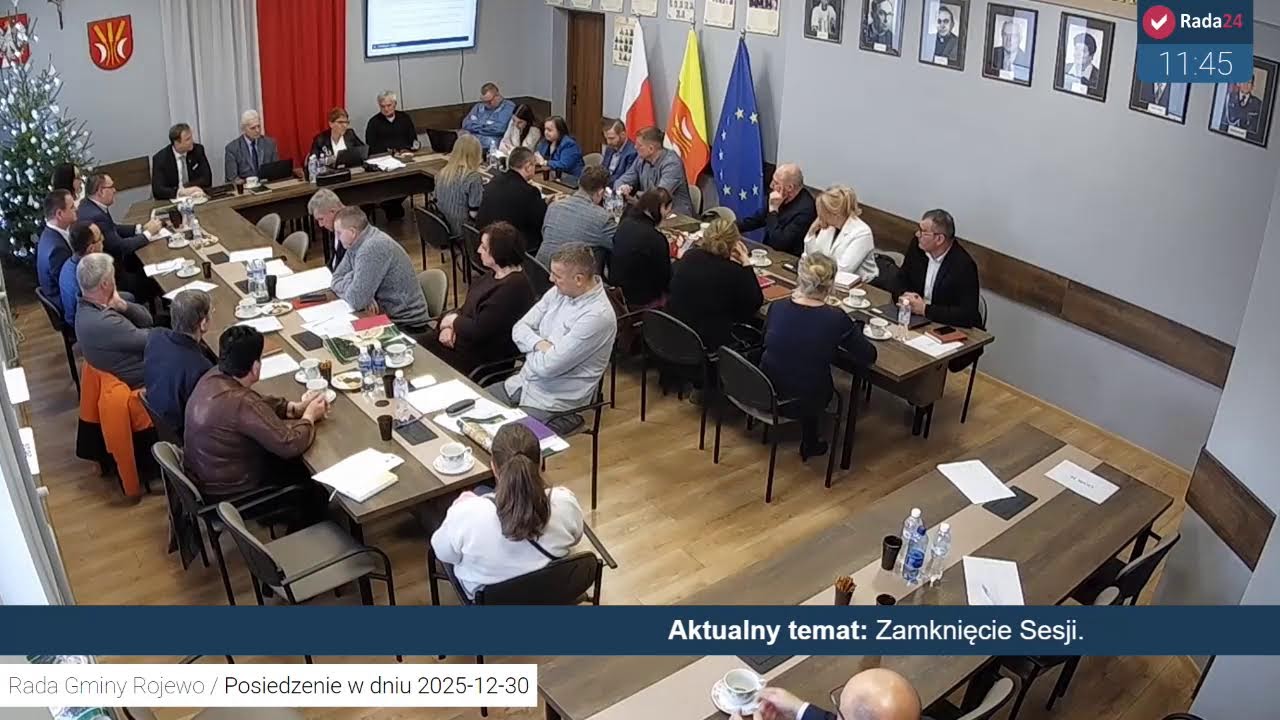Gmina Rojewo - XXII Posiedzenie Sesji Rady Gminy