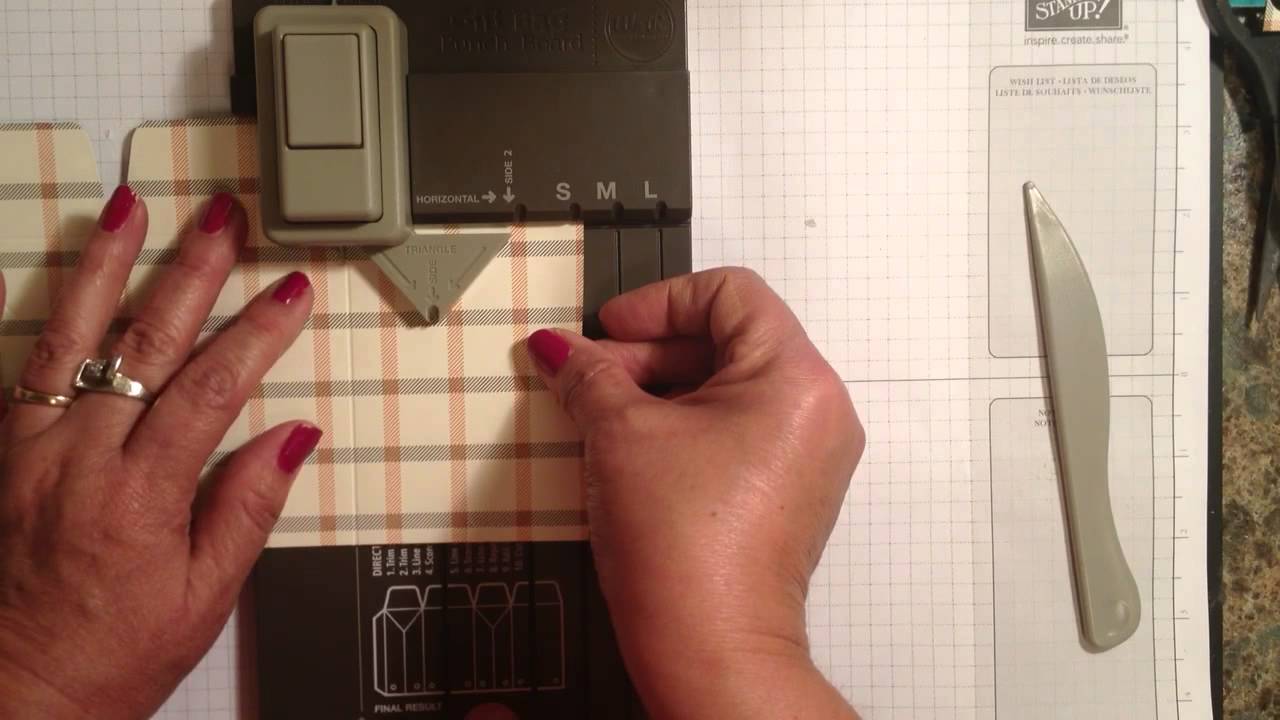 Stampin' Up! Gift Bag Punch Board Video Tutorial