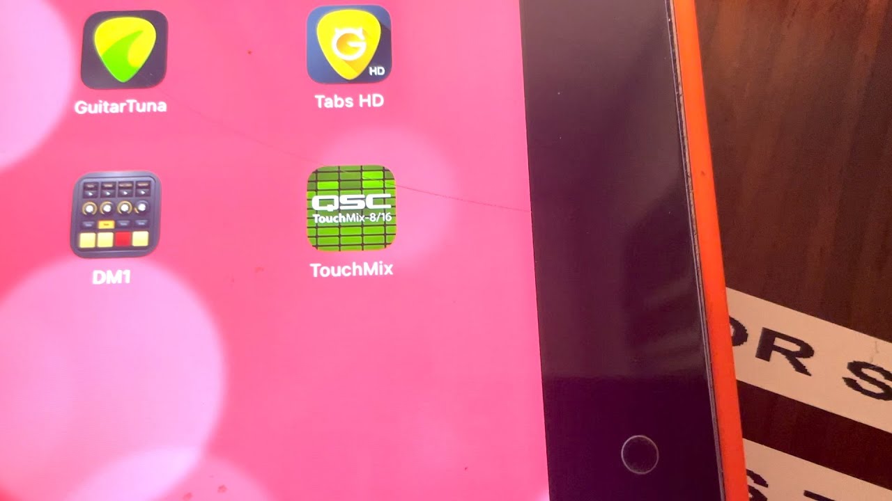 Подключение iPad для управления микшером QSC Touchmix