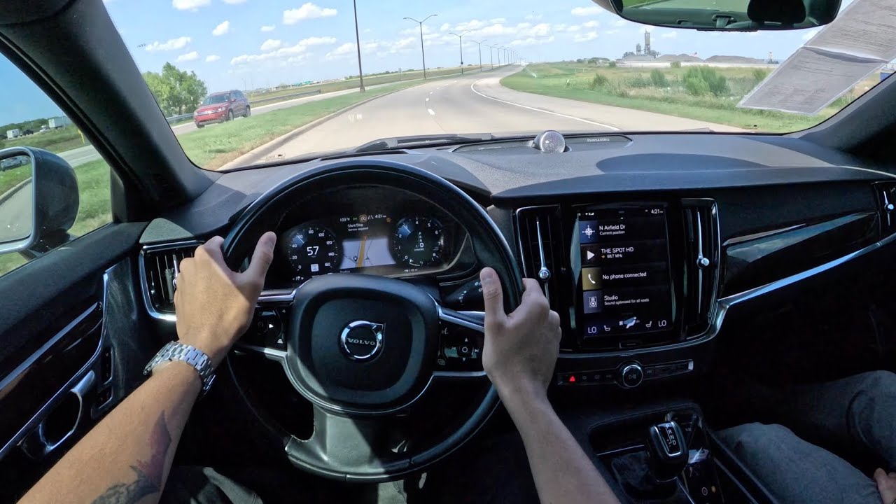 2018 Volvo S90 T6 Momentum - POV Driving Impressions