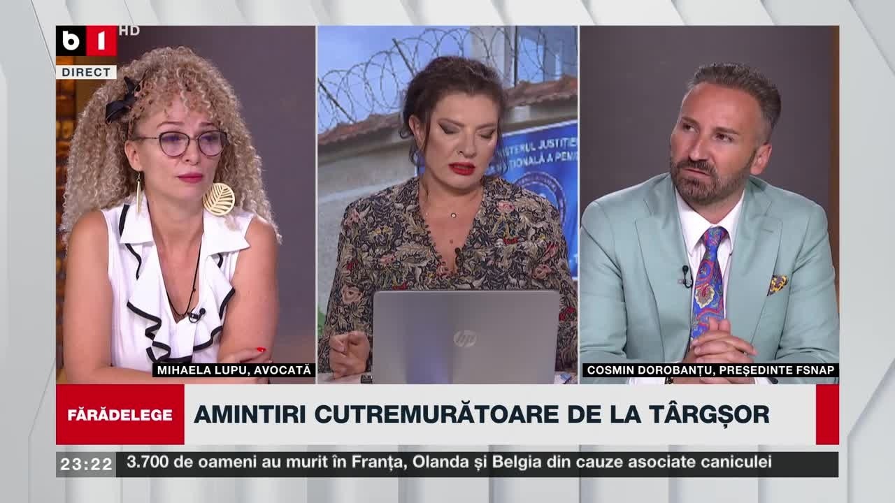 FĂRĂDELEGE, cu ADRIANA STOICESCU. Drama avocatei Mihaela LUPU. AMINTIRI de la T&Acirc;RGȘOR_B1TV_3 iul2026