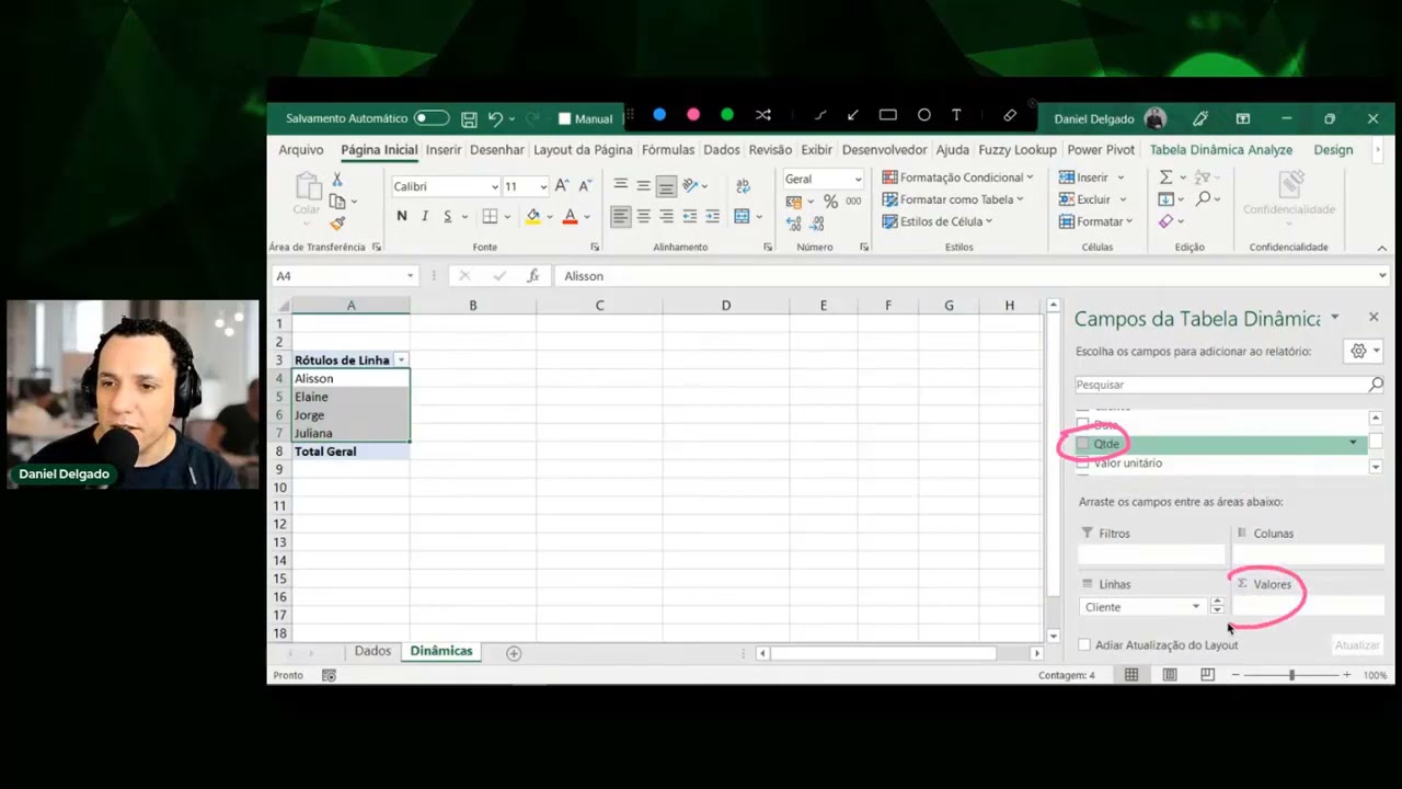 Veja as vantagens de trabalhar com a tabela din&acirc;mica no Excel