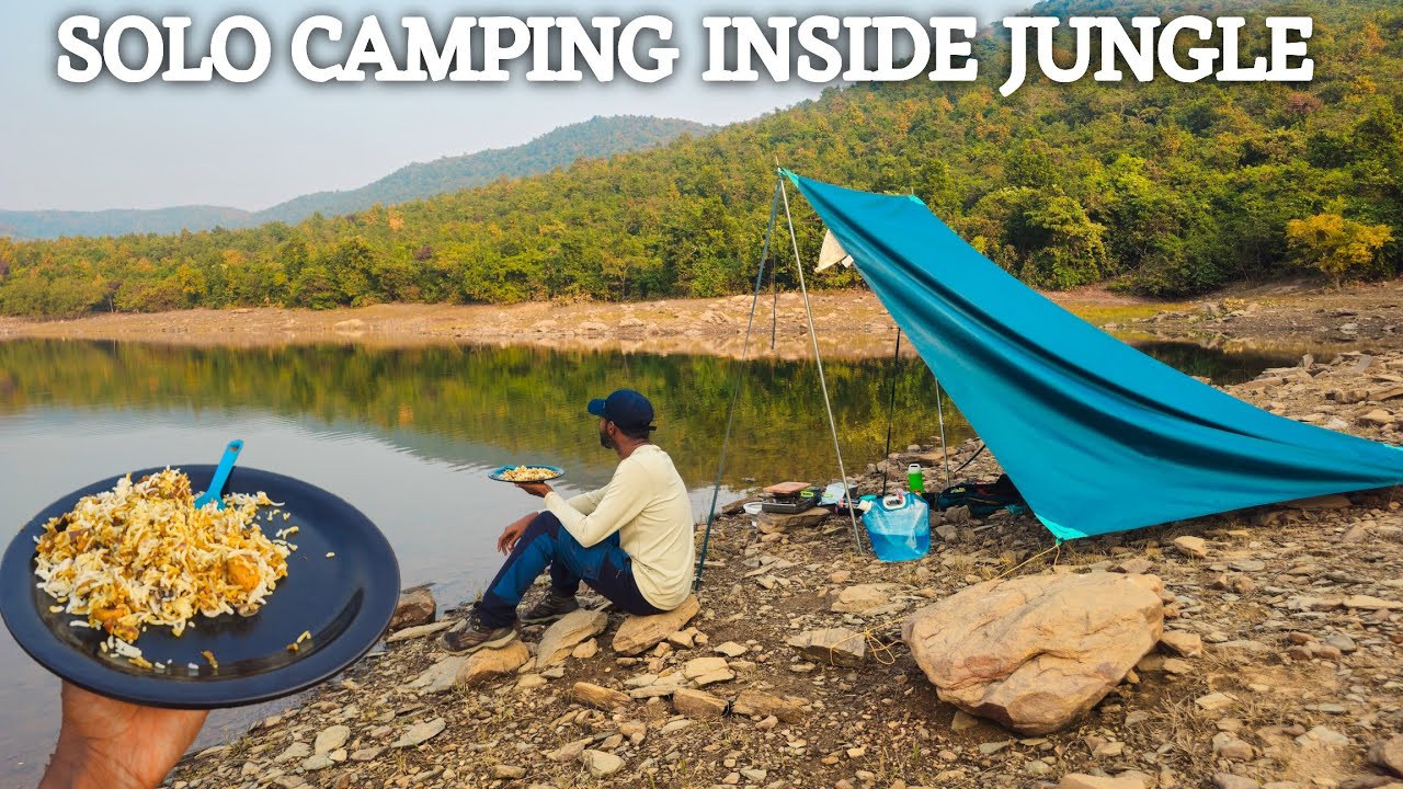 Solo Camping Inside Jungle || #OdishaCamper