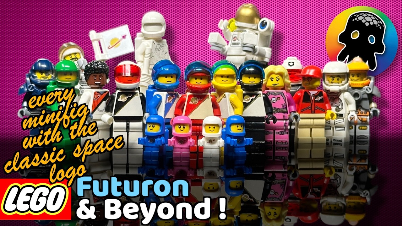Futuron and Beyond : Get Every Classic Space Logo-Adorned LEGO Outfits