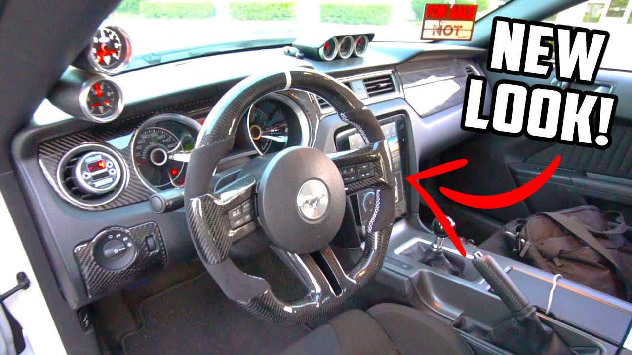 CHEAP INTERIOR MODS TRANSFORMED THE LOOK OF MY TWIN TURBO MUSTANG's OUTDATED INTERIOR!