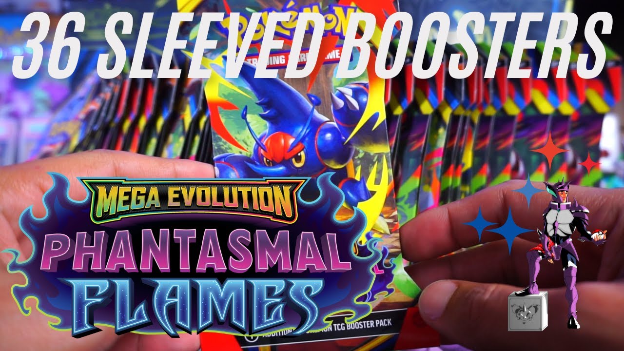 Phantasmal Flames Opening 36 Sleeved Boosters #pokemon