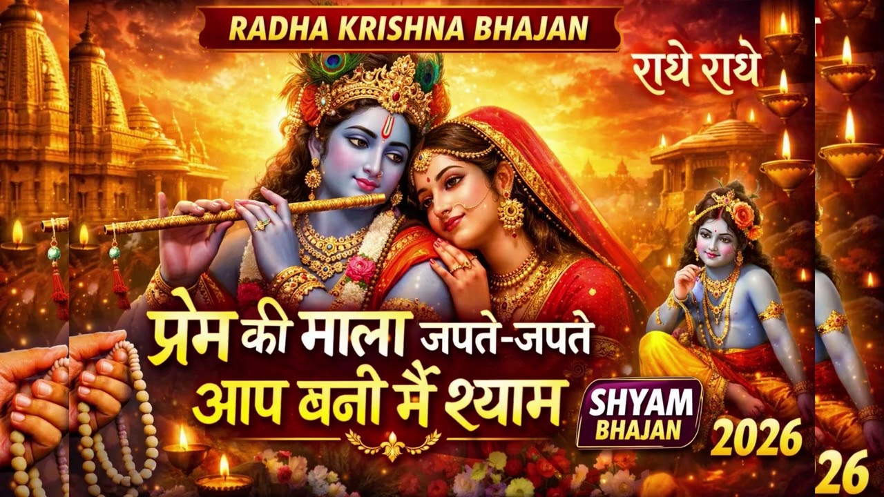 प्रेम की माला जपते-जपते | Radha Krishna Bhajan 2026 | Shyam Bhajan | Krishna Bhakti Song