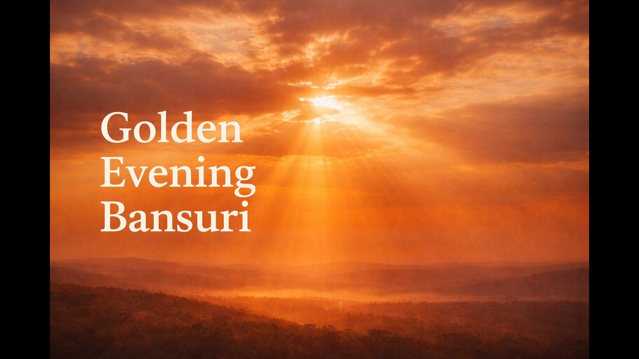 Golden Sunset Bansuri | Relaxing Indian Flute Music