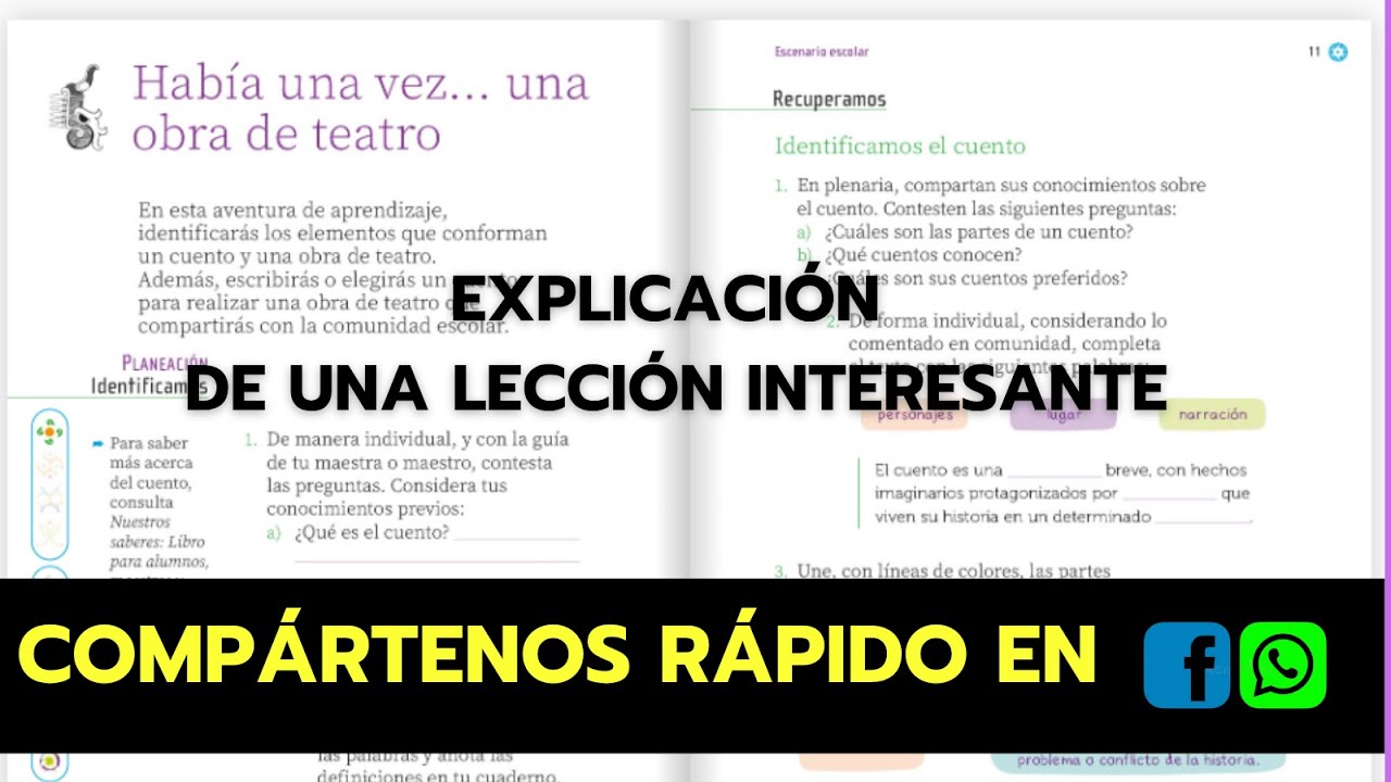 HABÍA UNA VEZ UNA OBRA DE TEATRO - Proyectos Escolares. 2o Grado PRIMARIA. Pag. 10 - 25. #padres  