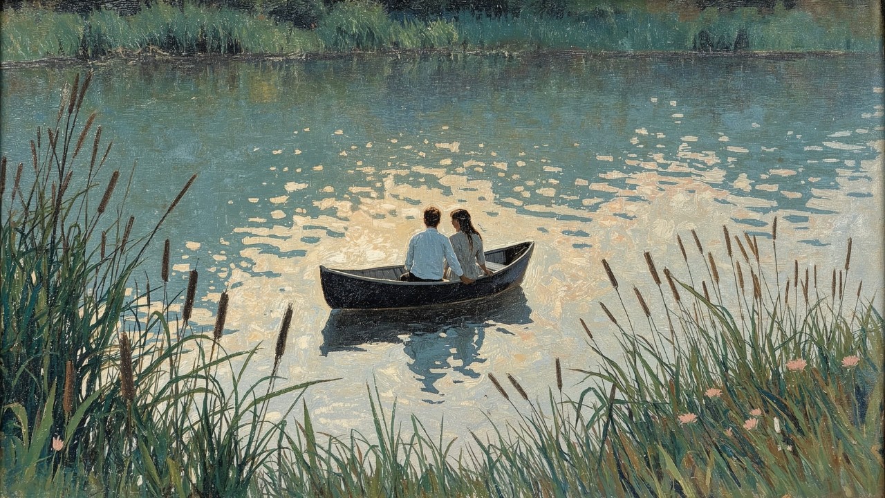 floating together on a calm lake 🎹 soothing piano playlist for relaxing, studying & reading