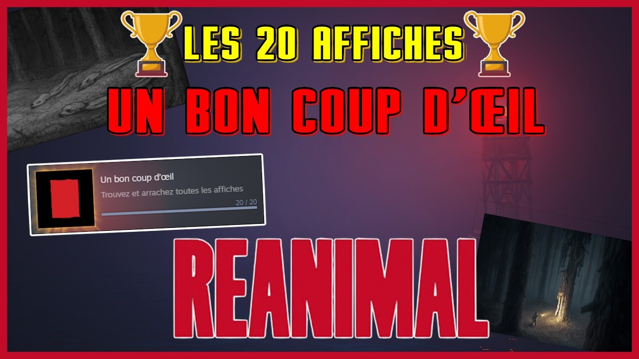 REANIMAL - Les 20 affiches - Succès Un bon coup d'oeil