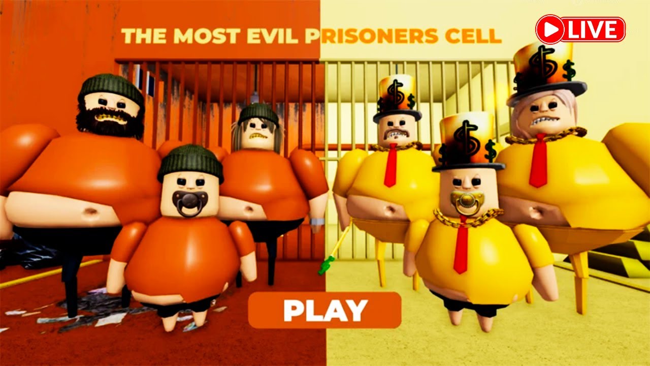 Roblox POOR FAMILY VS RICH FAMILY PRISON RUN! (Obby) #roblox #obby #live