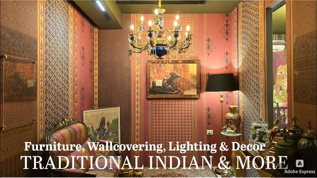 Luxury Furniture, Wallcoverings, Lightings, Decor | Sophisticated Luxury Indian Traditional Inteiror