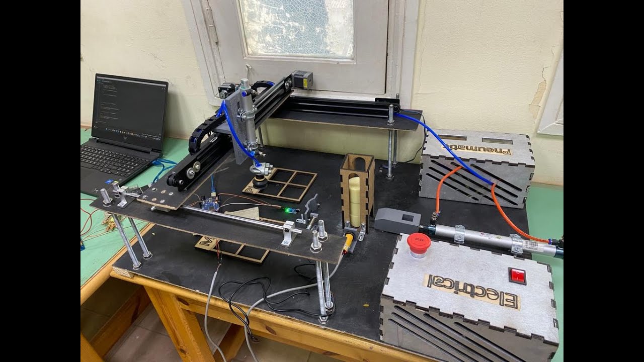 Mechatronics Engineering Project Mini-Production Line Model, Ain Shams University