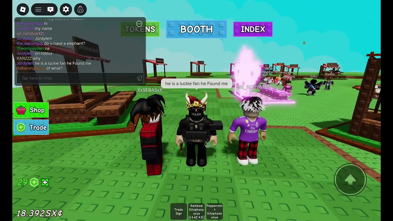 I meet a fan 