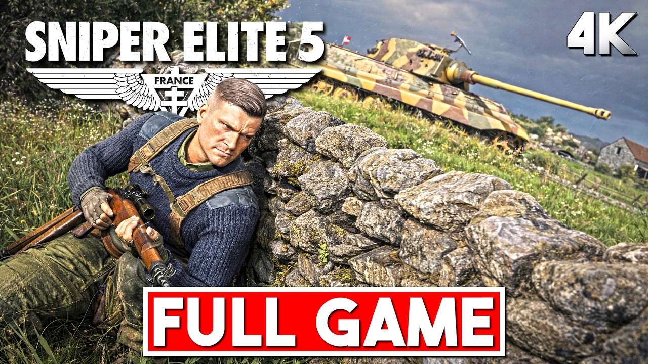 SNIPER ELITE 5 Gameplay Walkthrough FULL GAME [4K 60FPS] - No Commentary