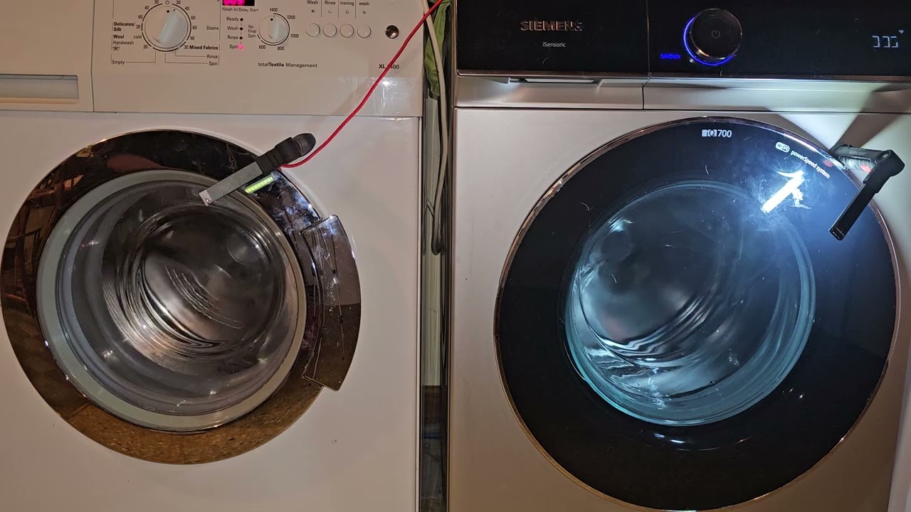 Siemens XL1400 vs Siemens iQ700 spin race