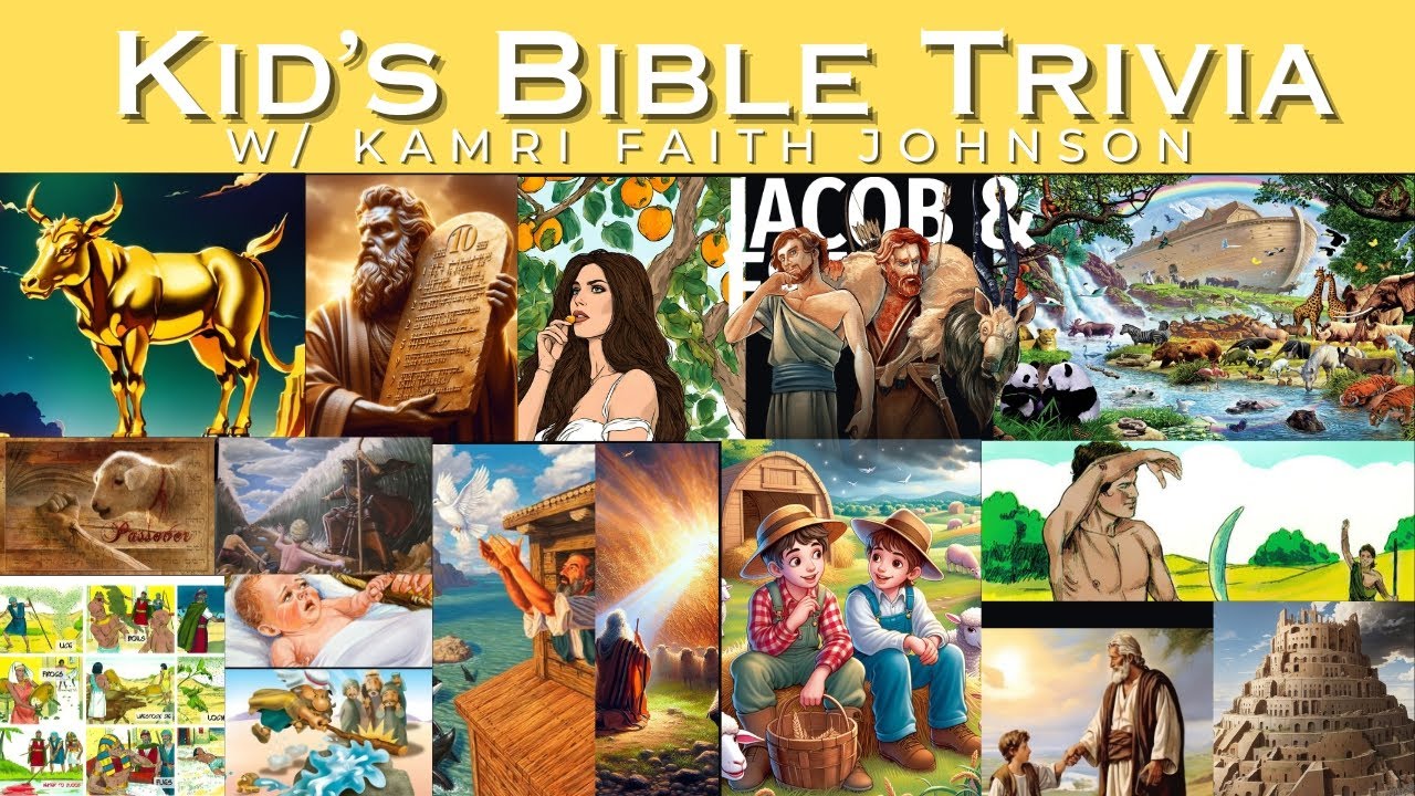 Kid's Bible Trivia Mash Up | The Bible Quiz for Kids | Storytime w/ Kam