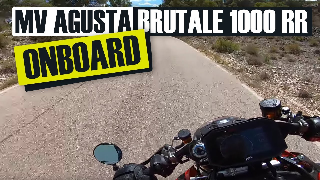MV Agusta Brutale 1000 RR ✊ Onboard 🔈🔥 Engine Sound Only