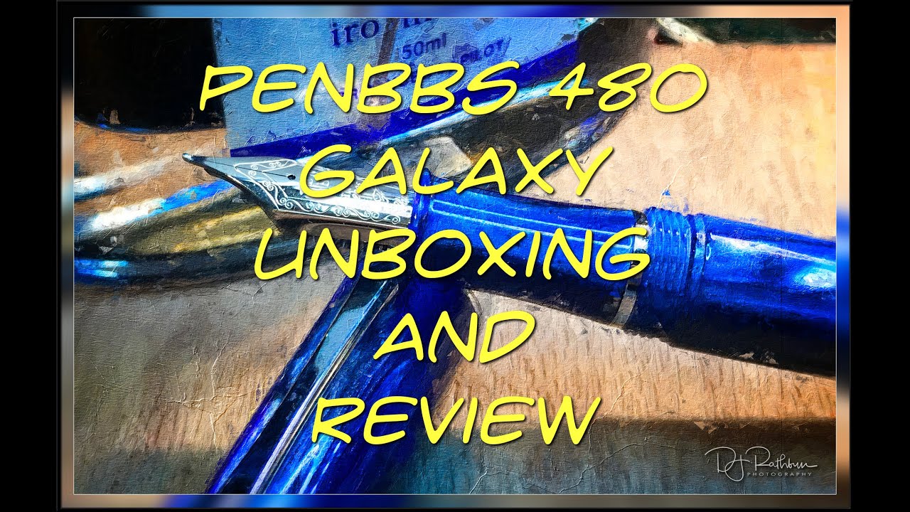 Распаковка и обзор перьевой ручки PenBBS 480 Galaxy
