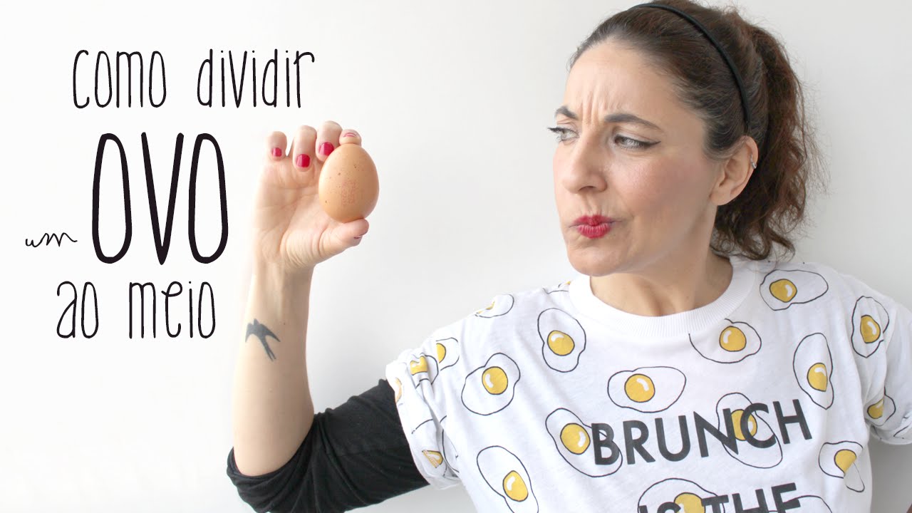 Como dividir um ovo ao meio- Truques & Dicas #10