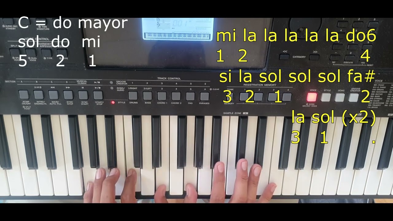 carnavalito tutorial teclados