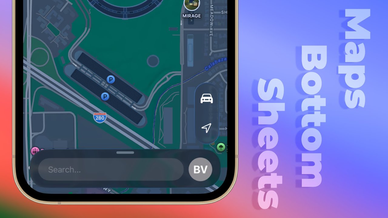 iOS 26 Apple Maps Bottom Sheet Interaction Using SwiftUI | Xcode 26