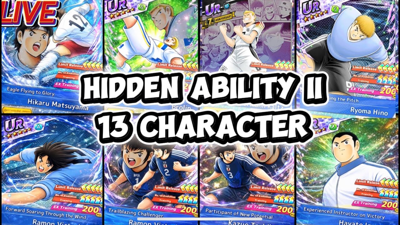 LIVE! FINALLY NEW EVENT & NEW HIDDEN ABILITY CHARACTER, LETS REVIEW. CAPTAIN TSUBASA DREAM TEAM