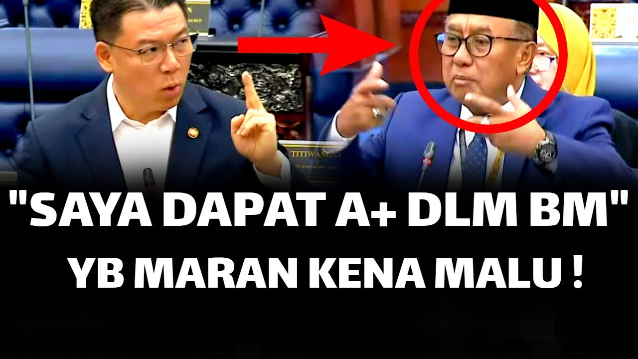 KESIAN YB MARAN KENA NGA MALU ! 