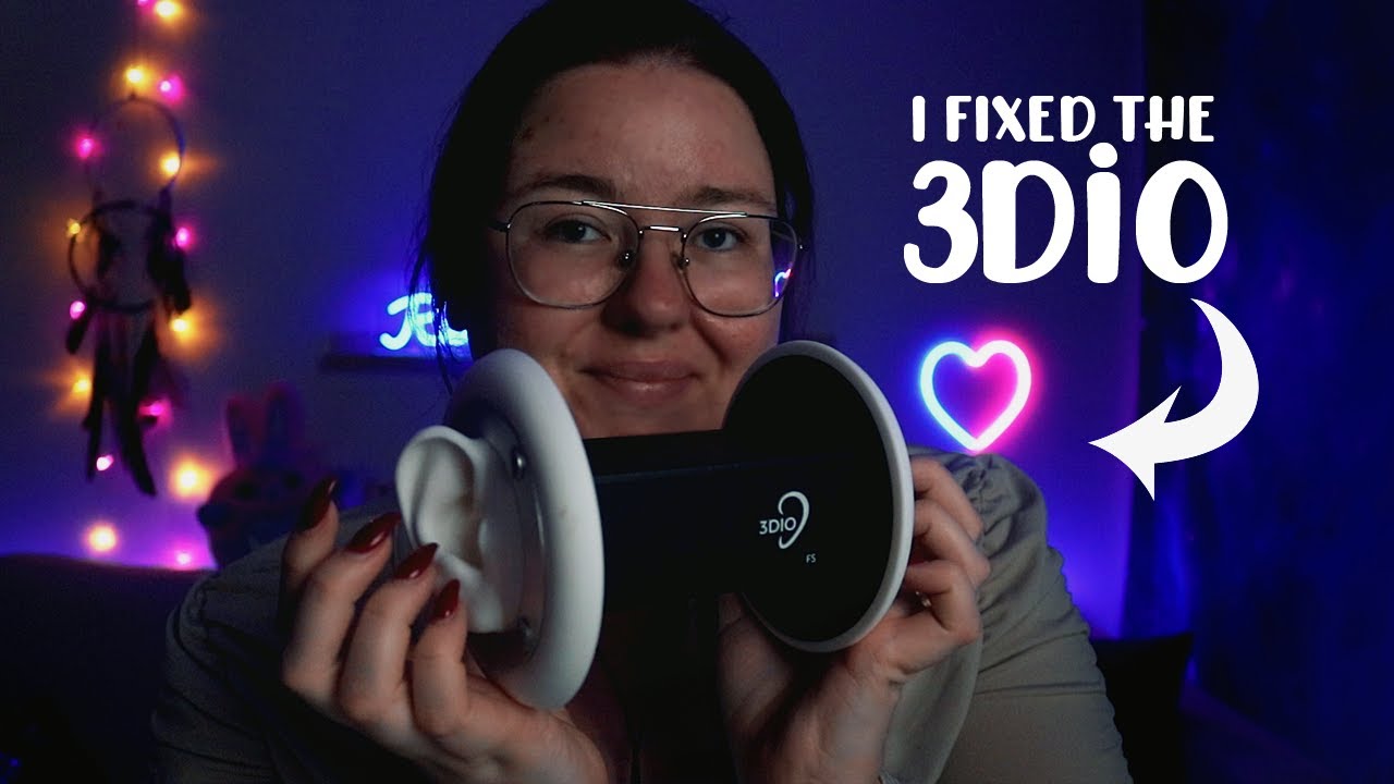ASMR 3dion är lagad!! Ramble, Mouth Sounds, Ear Tapping ♥