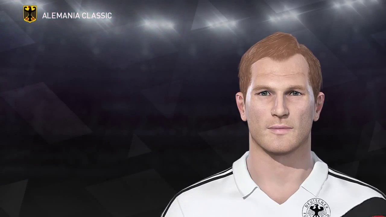 ALEMANIA CL&Aacute;SICA PES 2018/ GERMANY CLASSIC. Todas las faces individuales + LINK