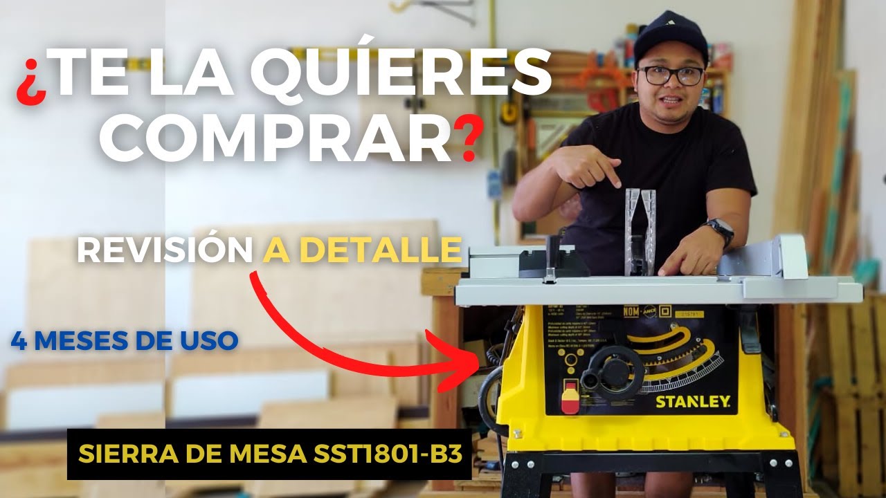 Sierra de Mesa Stantey SST1801-B3 | Esta Información TE PUEDE SERVIR | Revisión a detalle
