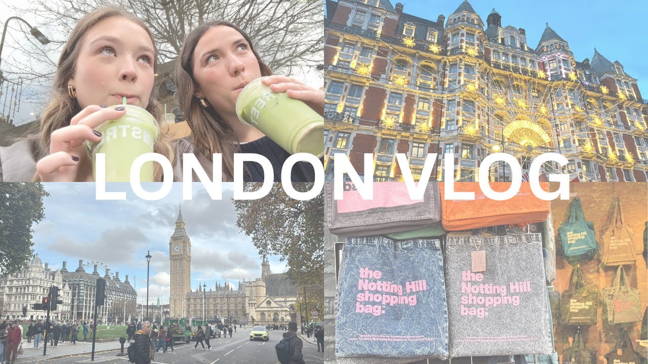 London Vlog (blank street taste test, shopping at Selfridges, exploring Notting Hill & more)