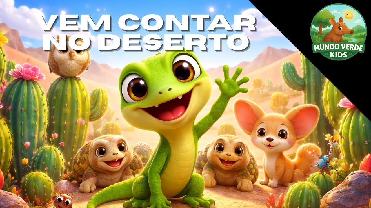 VEM CONTAR NO DESERTO | Mundo Verde Kids