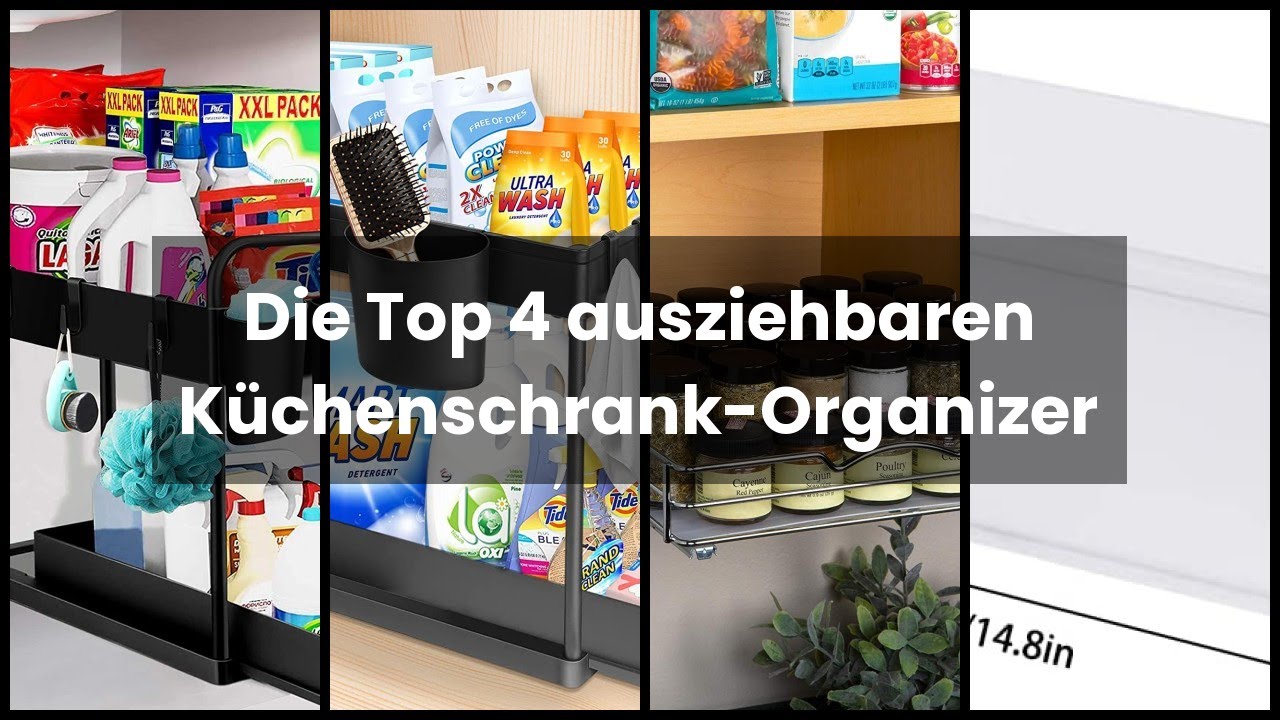 K&Uuml;CHENSCHRANK ORGANIZER AUSZIEHBAR: Die Top 4 ausziehbaren K&uuml;chenschrank-Organizer 🥇