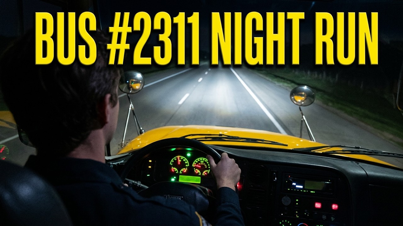 2025 Thomas Saf-T-Liner® C2  - Night Time Driving [BUS #2311]