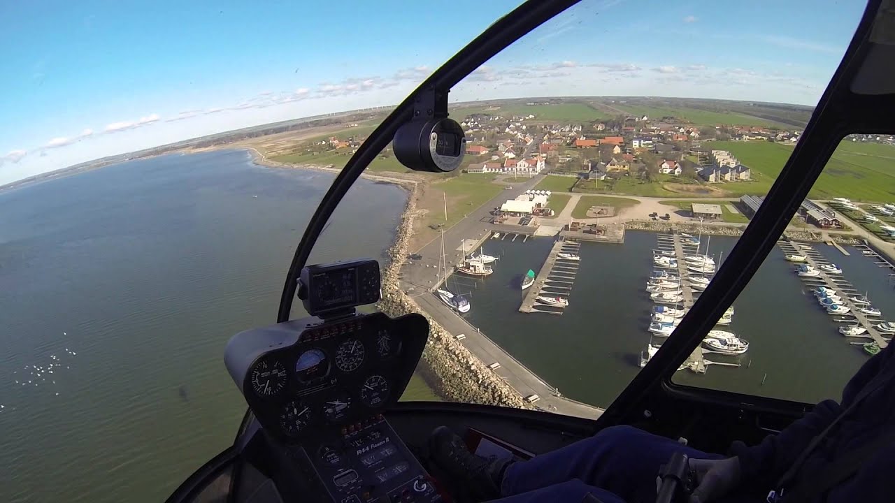 Helikoptertur over Aabybro og Gjøl