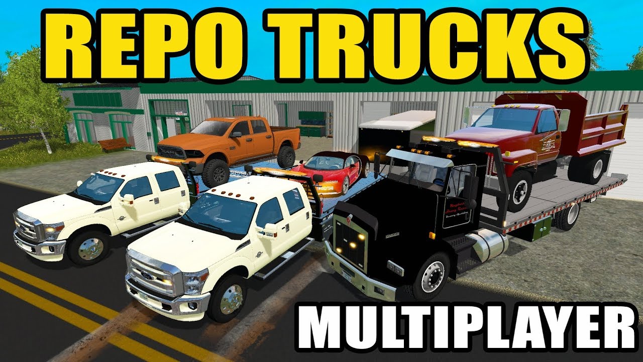 MULTIPLAYER REPO | DUMPTRUCK, F-350, DODGE 1500 & RZR REPO | FARMING SIMULATOR 2017