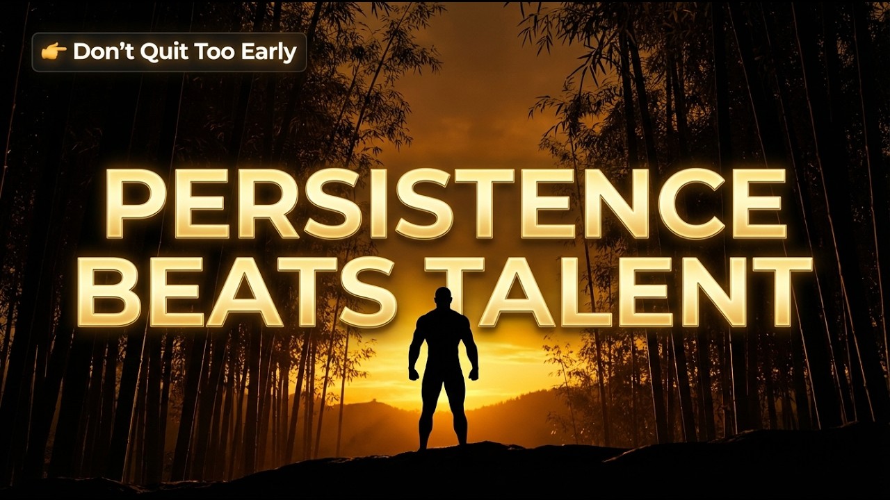 Persistence Beats Talent | A Powerful Motivational Story That Will Change Your Mindset